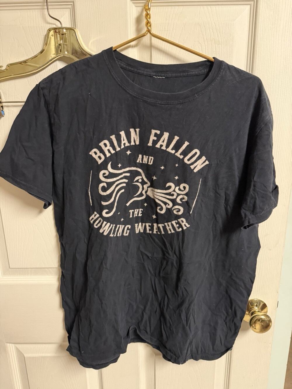 Brian Fallon And The Howling Weather Shirt 2018 Tour Double Sided Med 42w